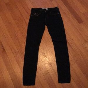 Dark navy skinny jeans